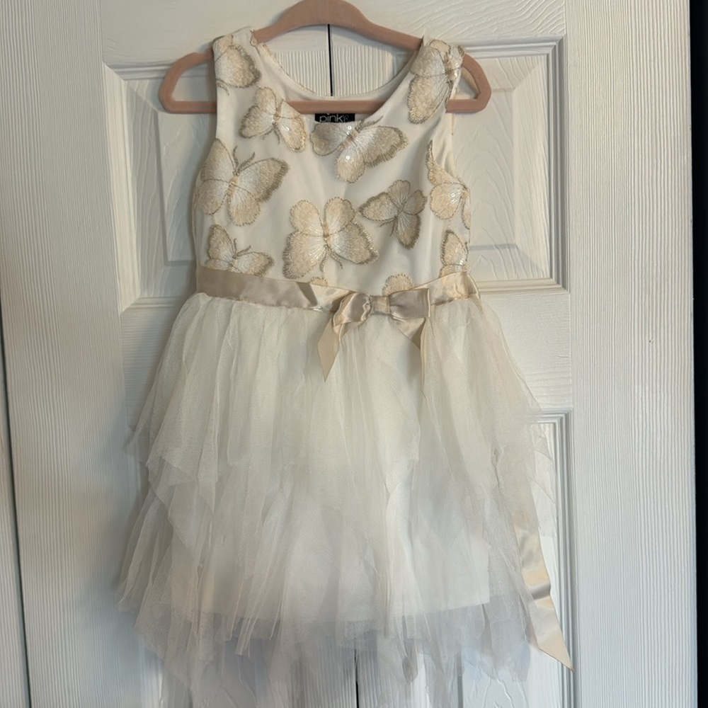 Pink & Violet butterfly dress